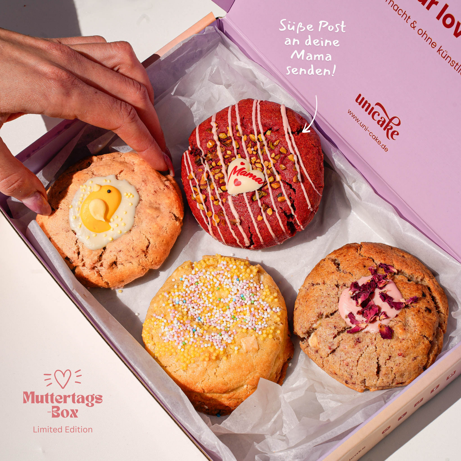 MUTTERTAG - 4er Cookie Box