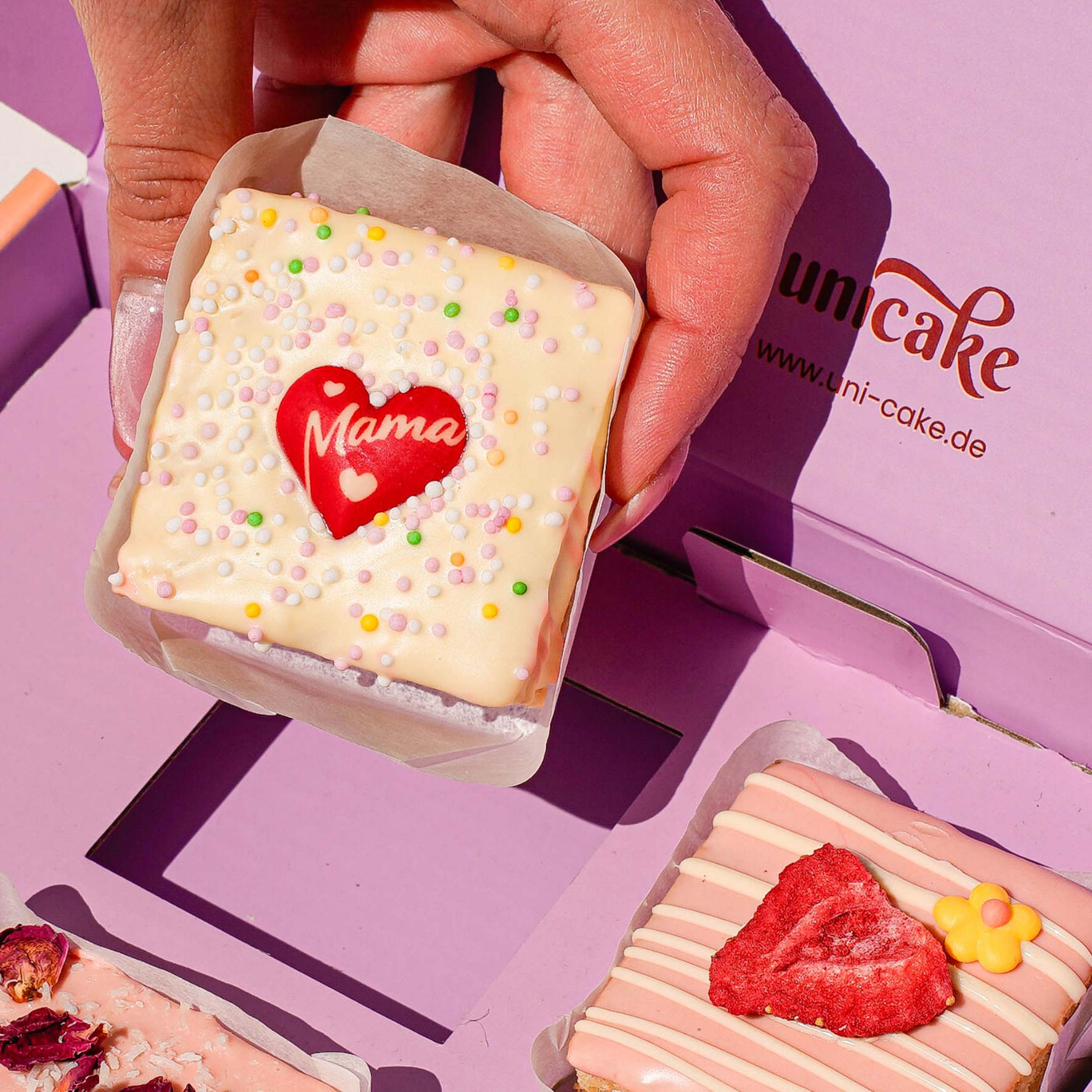 MUTTERTAG - 4er Kuchen Box