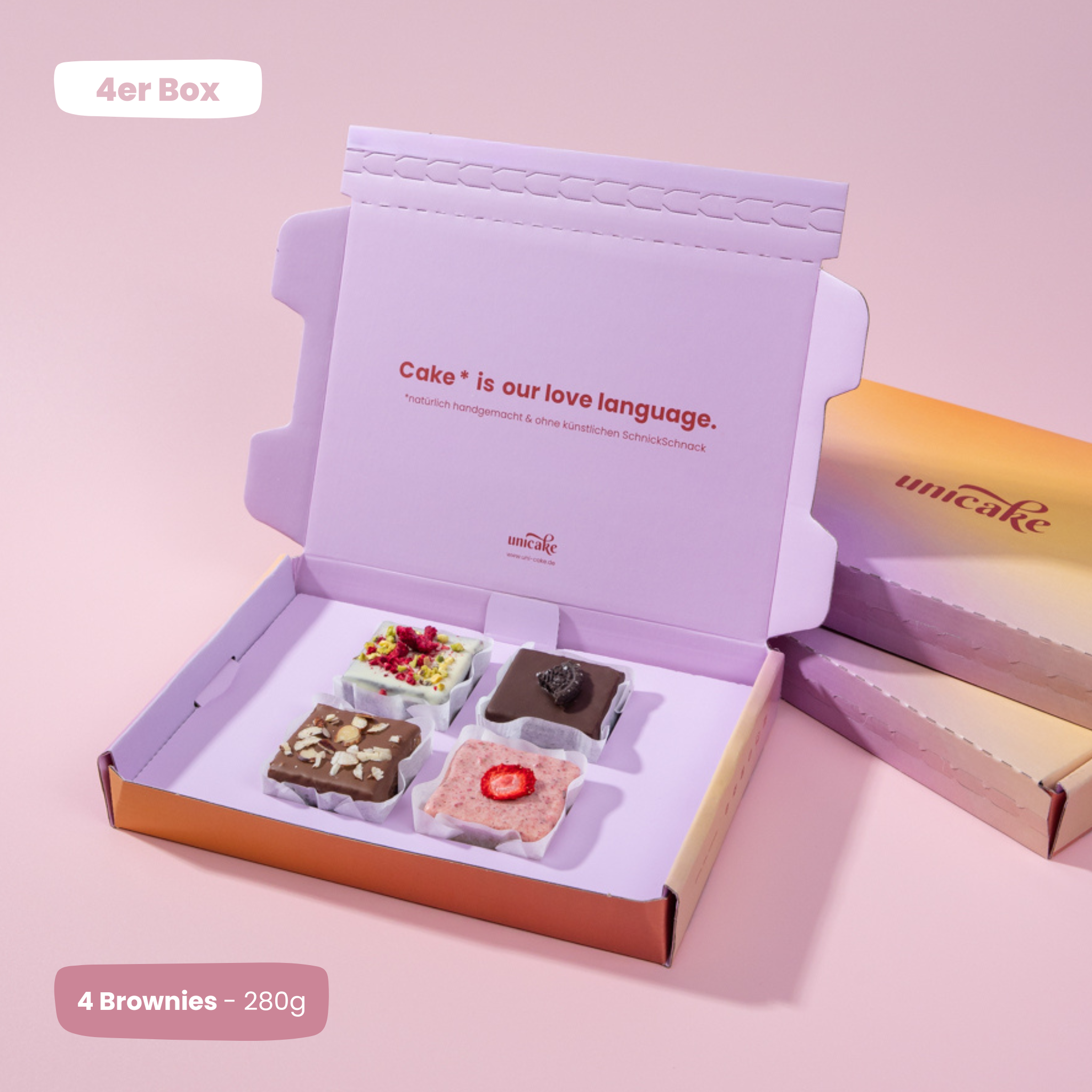 4er Kuchen Box
