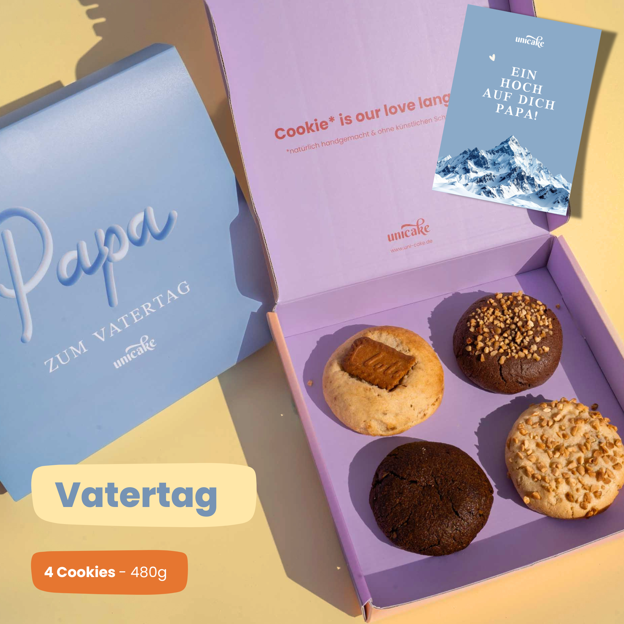 VATERTAG 4er Cookie Box 💙