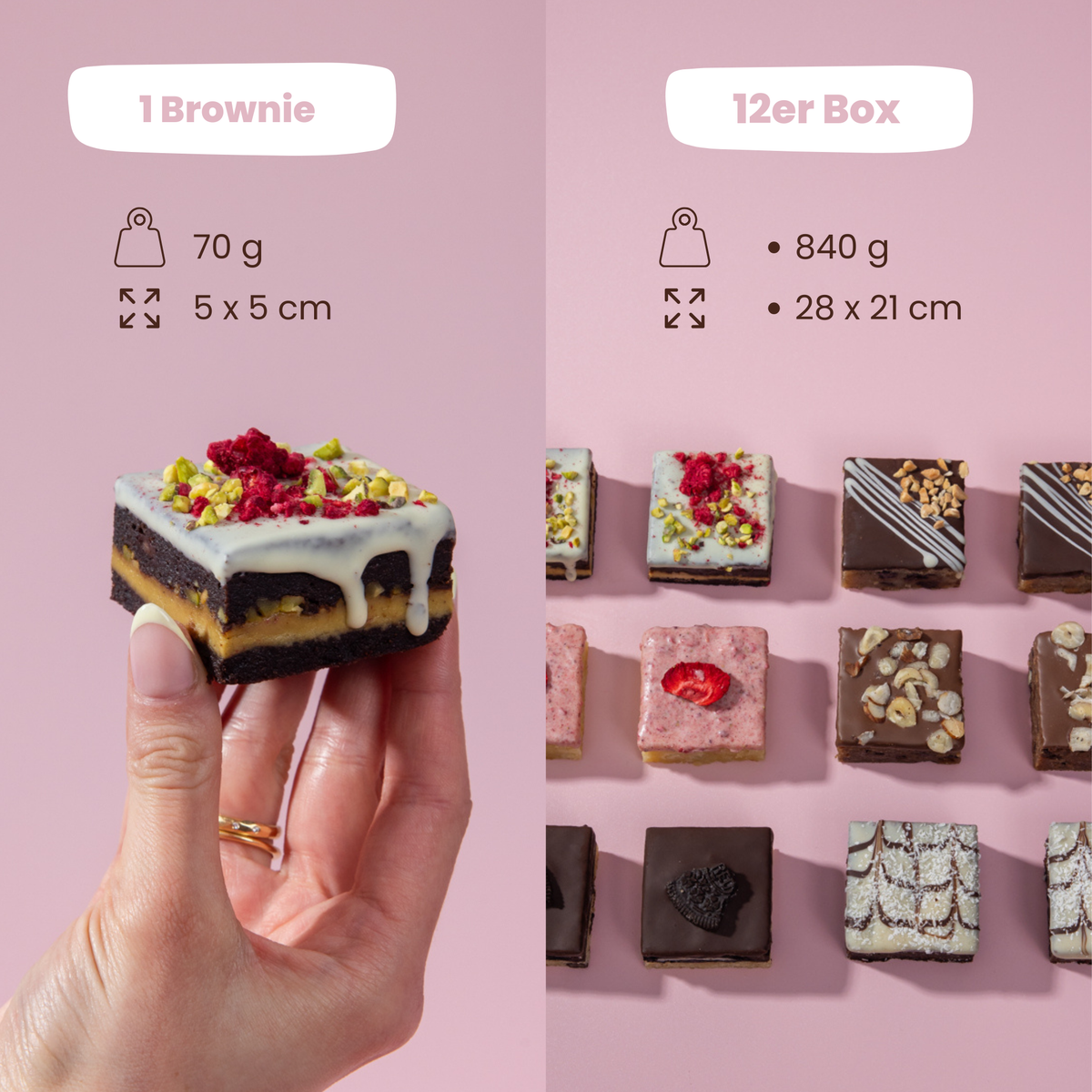 12er Brownie Box
