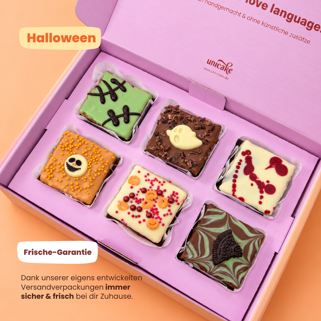 HALLOWEEN 6er Brownie Box 🎃