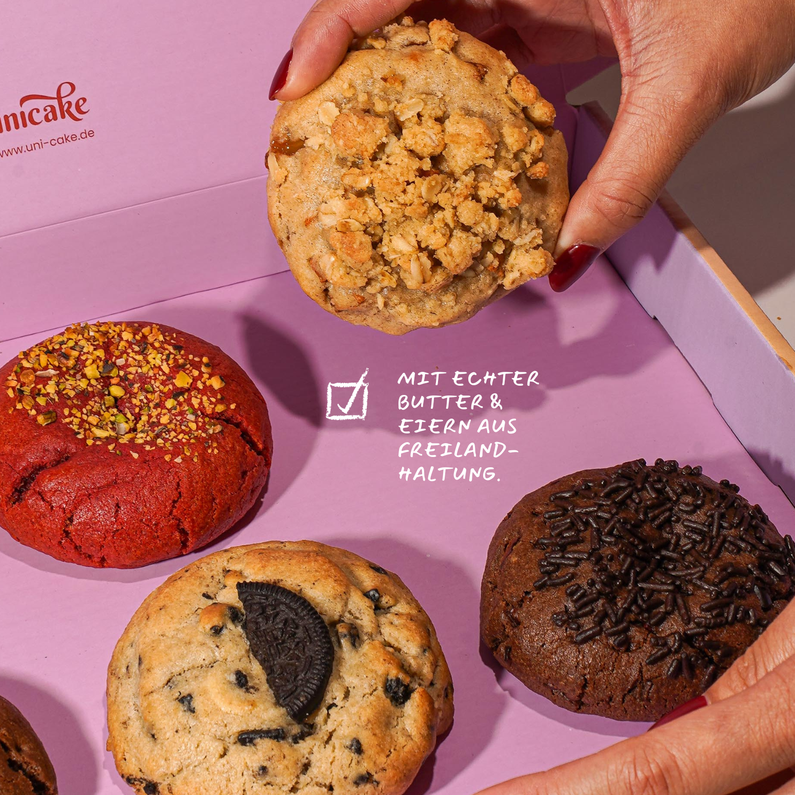 6er BIG Cookie Box (inkl. Herbst-Sorten 🍁)