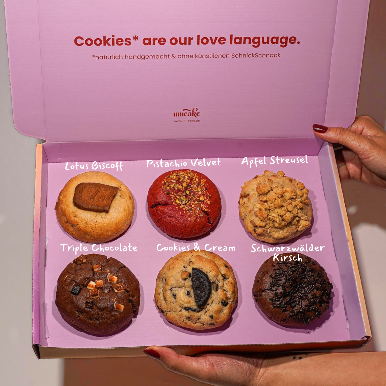 6er BIG Cookie Box (inkl. Herbst-Sorten 🍁)