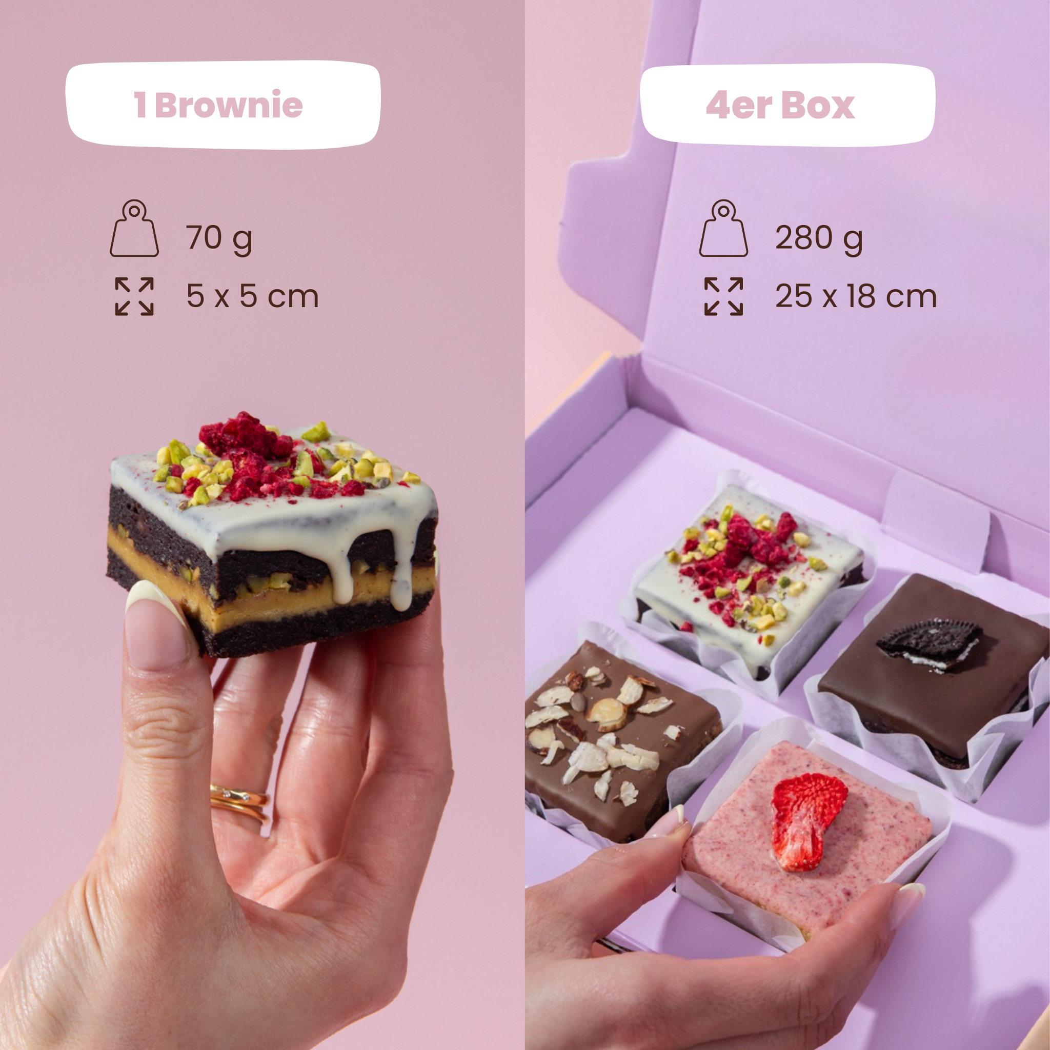 4er Kuchen Box