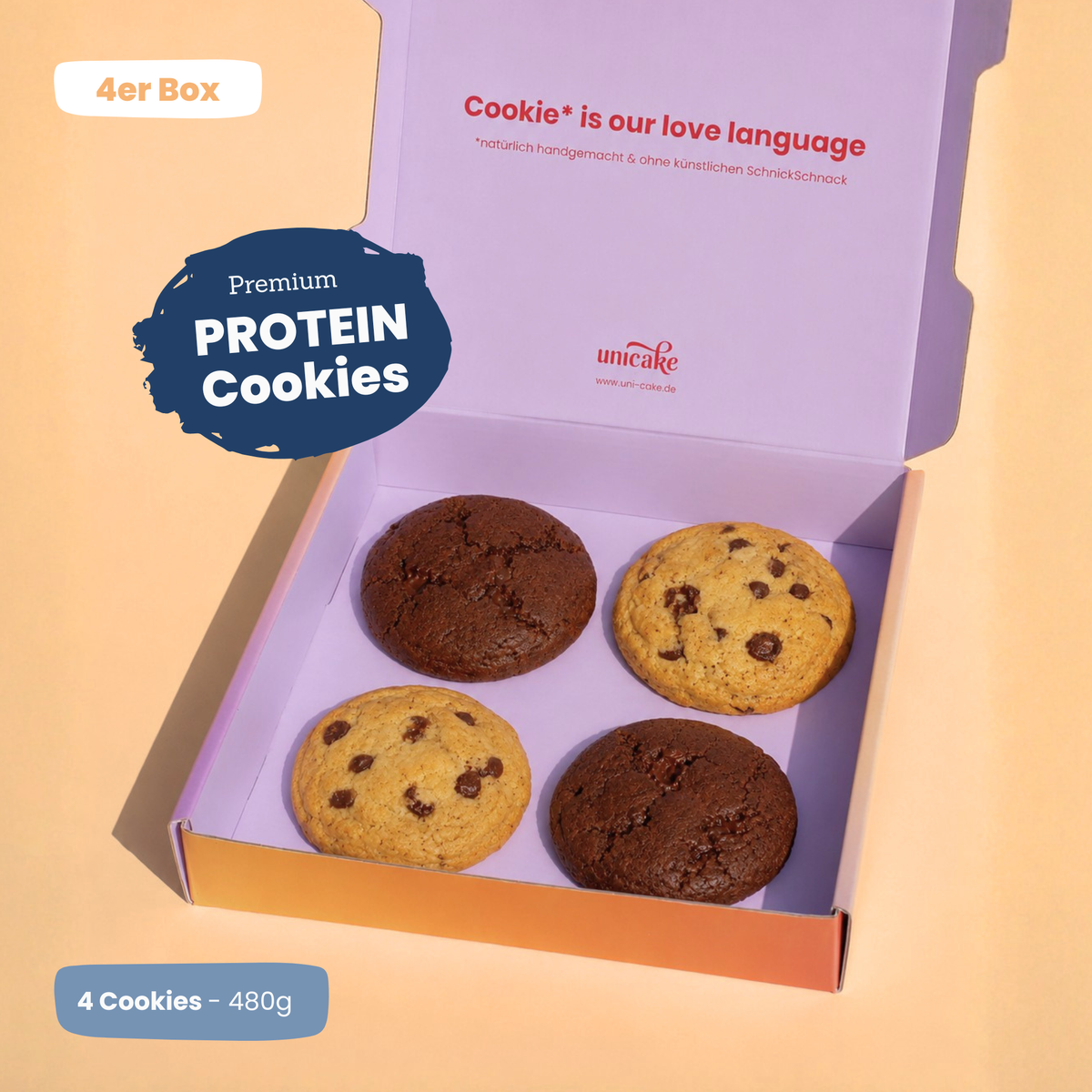 4er PROTEIN Cookie Box 💪